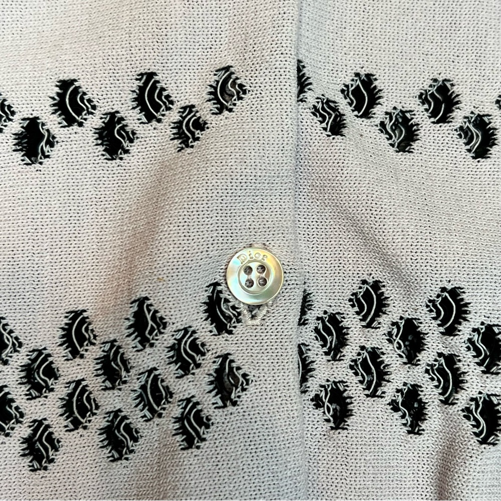 Christian Dior Paris Cutout Cardigan, Cruise 2014 Collection by Raf Simons, Sz 6 - Picture 8 of 15